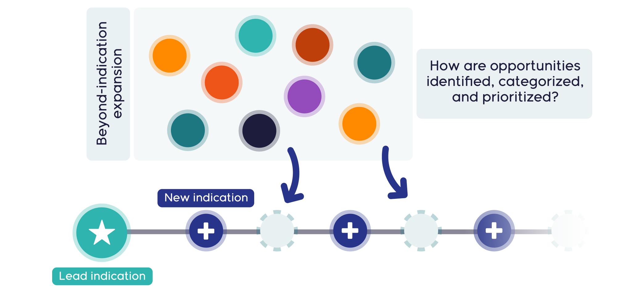 Identifying beyond-indication lifecycle opportunities